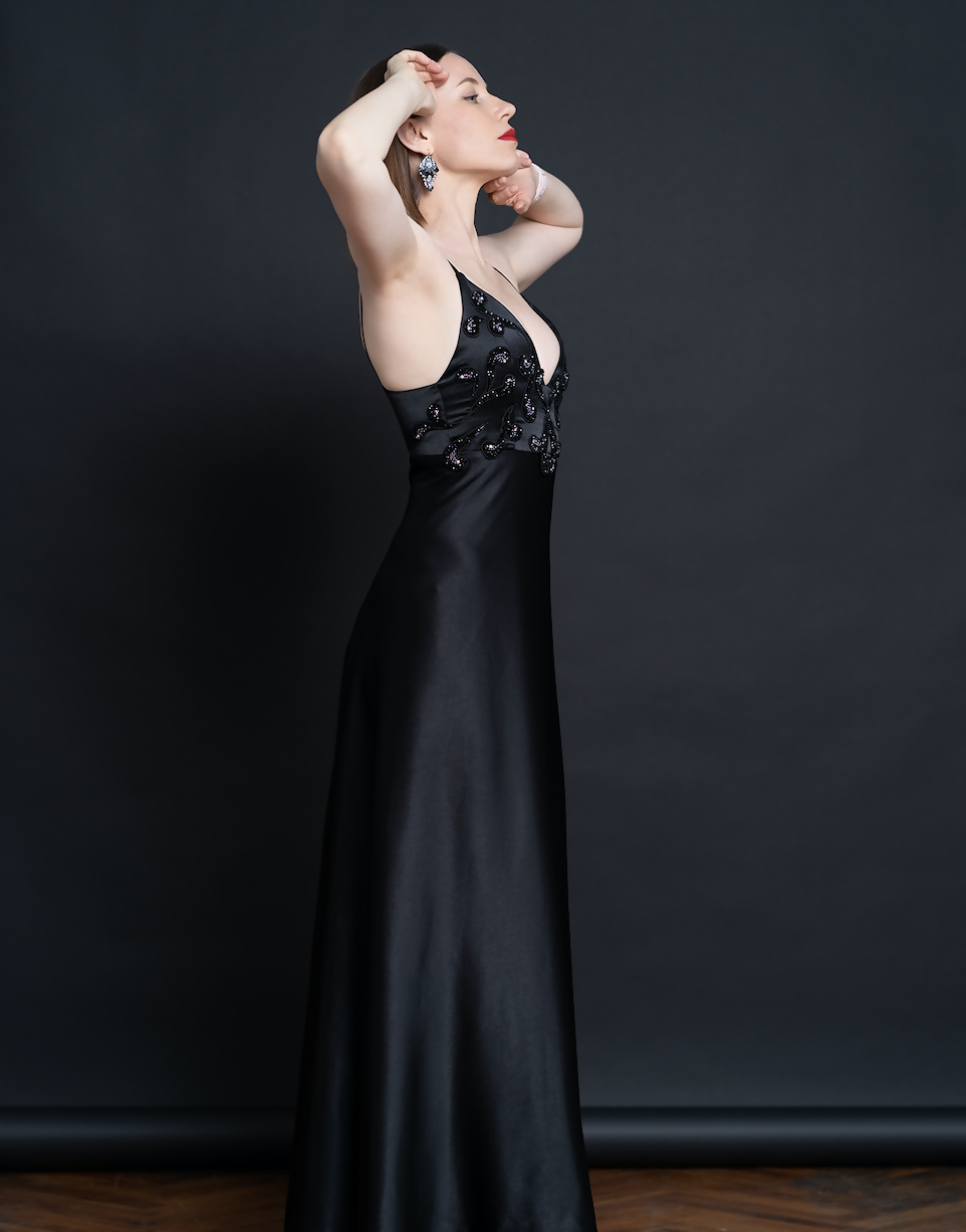 Black Swan PDF sewing pattern dress 2
