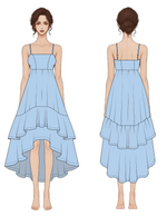 Patron PDF Robe ELLA femme du 30 au 58