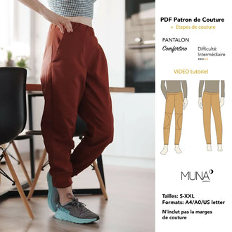 Patron PDF Homme & Femme Comfortino du S au XXL