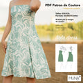 Patron PDF Robe Sans Bretelles NOLA - XXS-XX