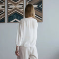 Blouse - XS/XL - WONDERELA vue de dos, patron de couture pdf à télécharger, niveau intermédiaire, tailles XS à XL, formats A4/A0/US letter.