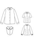 CEDRAT - La chemise casual chic aux nombreuses options, patron de couture pdf à télécharger, différentes versions de chemises.