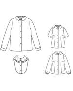 CEDRAT - La chemise casual chic aux nombreuses options, patron de couture pdf à télécharger, différentes versions de chemises.