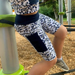 Duo KIM - legging pour femmes (34-54) et filles (2-16 Ans), patron de couture pdf à télécharger, enfant sur terrain de jeu
