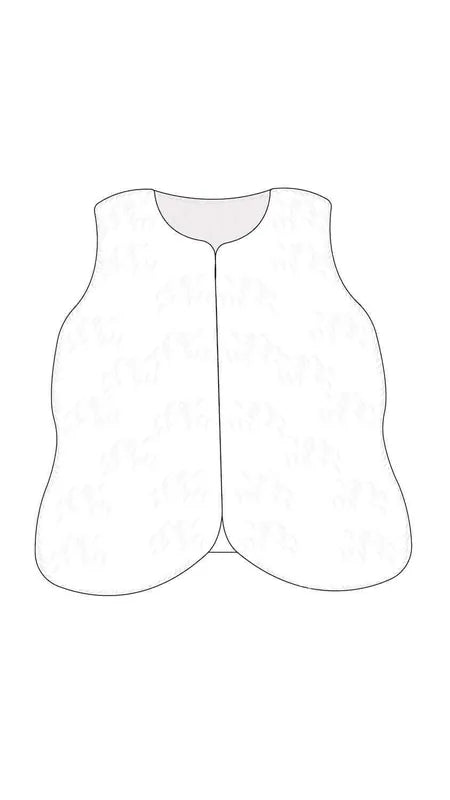Illustration du Le Gilet Roquefort en 14 tailles, patron de couture pdf à télécharger pour bébés et enfants, 14 tailles disponibles.