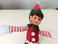 Le Pack du Lutin Stylé (et un peu turbulent) - Patron de couture PDF à télécharger d'un lutin espiègle en tenue de Noël festive.