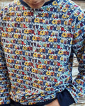 Le SWEAT FLEX du 6 au 16 ans en tissu coloré avec motif ludique, idéal pour un look moderne et confortable.