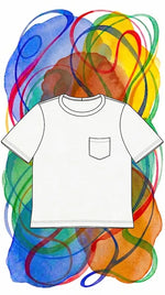 Illustration du modèle Le T-shirt manches courtes pour bébé et enfant, patron de couture PDF à télécharger.