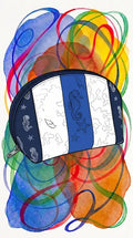 Mini Trousse Dodue - patron de couture pdf à télécharger, trousse demi-lune avec motifs marins.