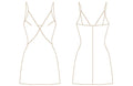 Croquis du patron de couture PDF à télécharger Nuisette- XXS/L - SPRING BLOOM, niveau intermédiaire, tailles XXS à L.