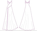 Patron de couture PDF à télécharger pour nuisette femme - XXS/L - LA MIA PERLA, vue design couture intermédiaire, tailles XXS à L.