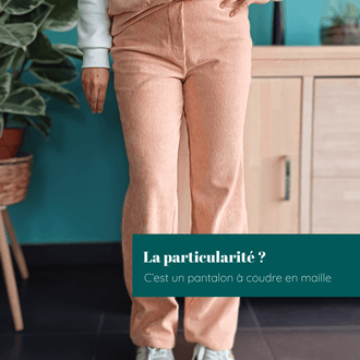 Pantalon - Short Aïs | Taille 32 à 52, patron de couture pdf à télécharger, pantalon confortable en maille avec taille haute.