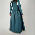 Robe Princesse Margaux Femmes vue arrière, corsage ajusté et jupe ample avec patron de couture pdf à télécharger.