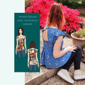 Robe ou Blouse Hirondelle | Taille 32 à 50 - Patron de couture pdf à télécharger pour version blouse avec manches volantées.