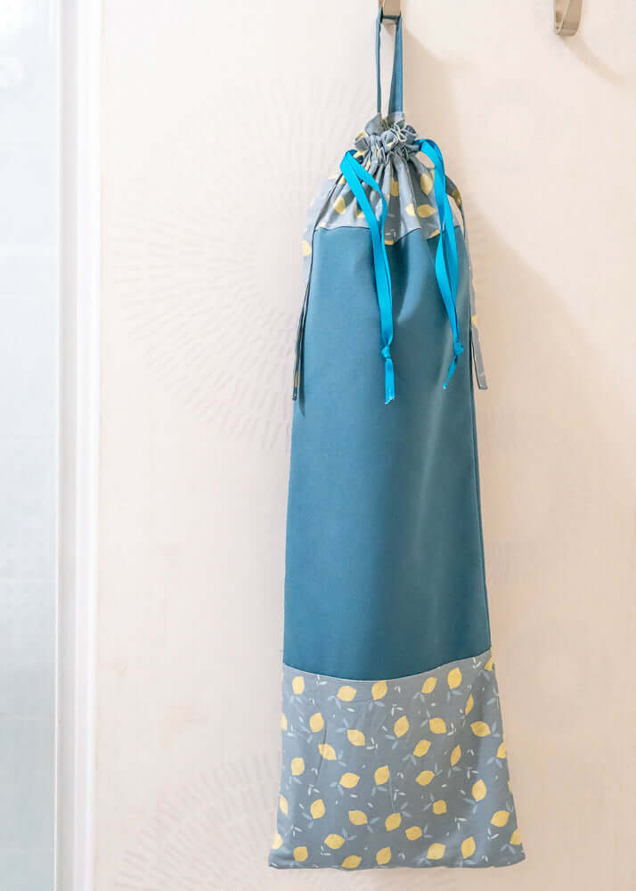 Sac à baguettes de pain Miss Cactus - Patron couture PDF. Pratique, zéro déchet et fermeture par rubans. Patron de couture pdf à télécharger.