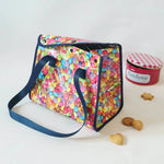 Sac isotherme lunch bag – Miam coloré et compact, idéal pour goûter ou déjeuner, avec patron de couture pdf à télécharger.