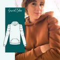 Sweat Calao | Taille 32 à 52, patron de couture pdf à télécharger avec manches plissées élégantes et options de design sportswear.