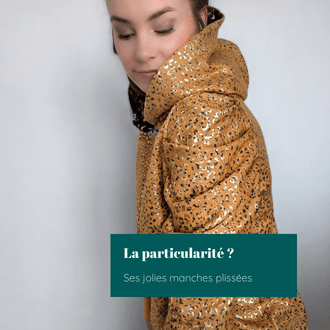 Sweat Calao | Taille 32 à 52 avec manches plissées et motif imprimé, patron de couture pdf à télécharger.