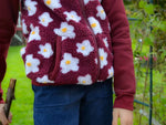 Sweat zippé ALTITUDE - Patron PDF de couture enfant du 2 ans au 16 ans avec motif floral, patron de couture pdf à télécharger