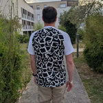 T-shirt Tao Hommes avec un design graphique moderne, parfait pour le quotidien, patron de couture pdf à télécharger.