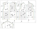 Patron de couture PDF à télécharger pour T-shirt homme du XXS au XXL - DOMINO