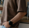 T-shirt homme du XXS au XXL - DOMINO en jersey marron, patron de couture PDF à télécharger, parfait pour le confort quotidien.