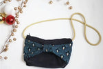 Trio de pochettes avec nœud décoratif, patron de couture pdf à télécharger. Version élégante de pochette facile à réaliser.