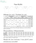 ELEA - Top pour femmes du 34 au 54 — patron de couture PDF à coudre soi-même
