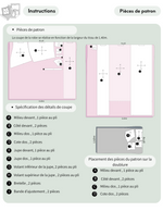Patron PDF Robe ELLA femme du 30 au 58