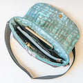 Grande pochette Safran, avec rangements intégrés et anse amovible — patron de couture PDF à coudre soi-même