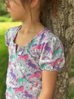 Mini-ELEA - Top pour filles du 2 au 16 Ans — patron de couture PDF à coudre soi-même