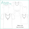 Mini-ELEA - Top pour filles du 2 au 16 Ans — patron de couture PDF à coudre soi-même