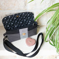 Pochette portefeuille Safran, avec anse amovible — patron de couture PDF à coudre soi-même