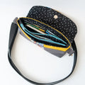 Pochette portefeuille Safran, avec anse amovible — patron de couture PDF à coudre soi-même