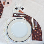 Set de table Bonhomme de neige — patron de couture PDF à coudre soi-même