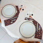 Set de table Bonhomme de neige — patron de couture PDF à coudre soi-même