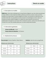 Patron PDF Robe ELLA femme du 30 au 58