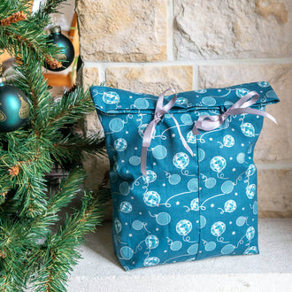 Pochette cadeaux, 4 formats – Surprise!, réutilisable avec rubans, patron de couture pdf à télécharger, zéro déchet, élégante.