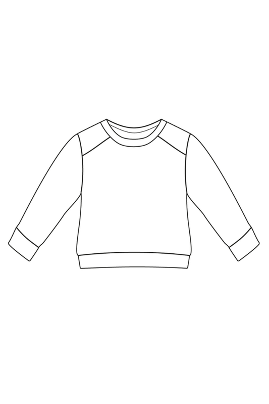 Le Patron PDF du Sweat pour bébé et enfant Venaco