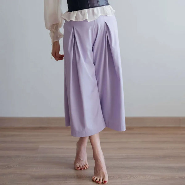 Pantalon - XXS-/XL - VINTAGE CADILAC, patron de couture pdf à télécharger, femme, taille intermédiaire, couleur lavande.