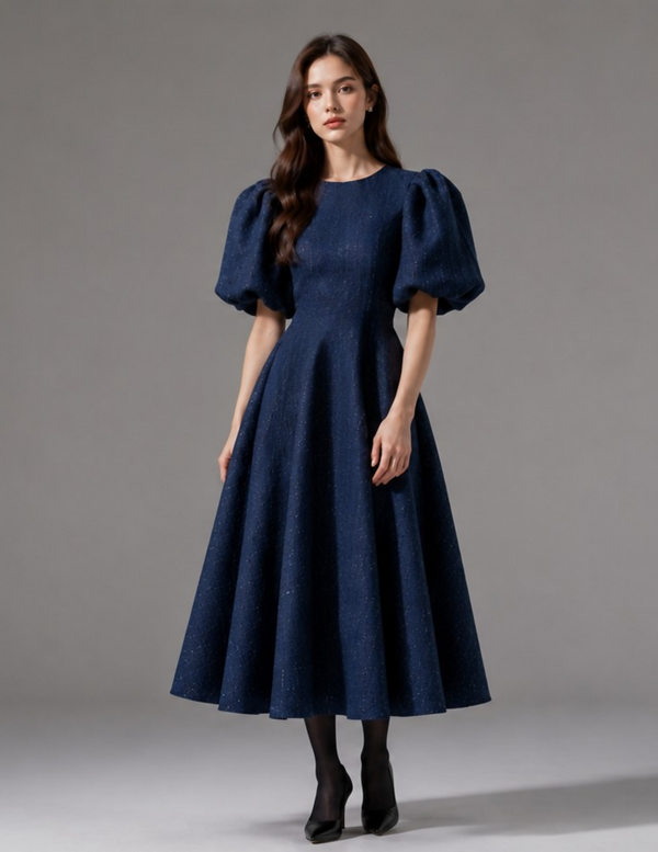 Patron PDF Robe longue Olga du 30 au 58