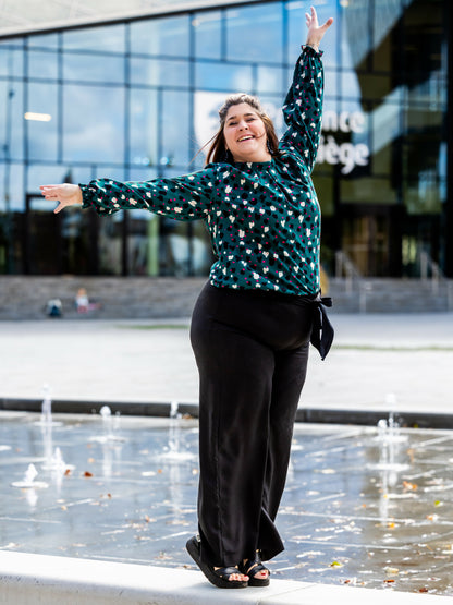 CERISE - la blouse/robe à plis