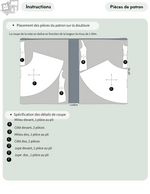 Patron PDF Robe ROSALI femme du 30 au 58