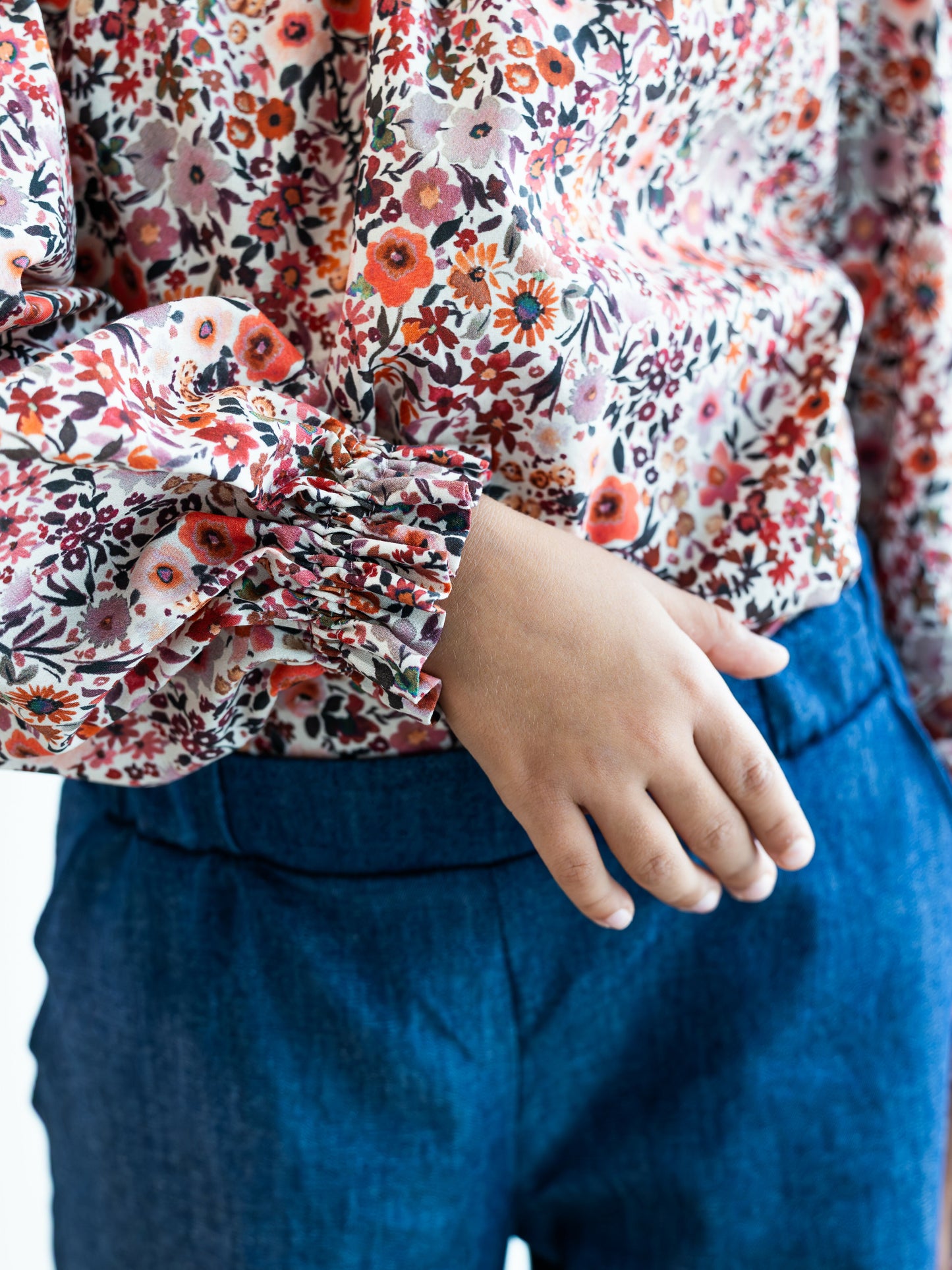 CERISE - la blouse/robe à plis