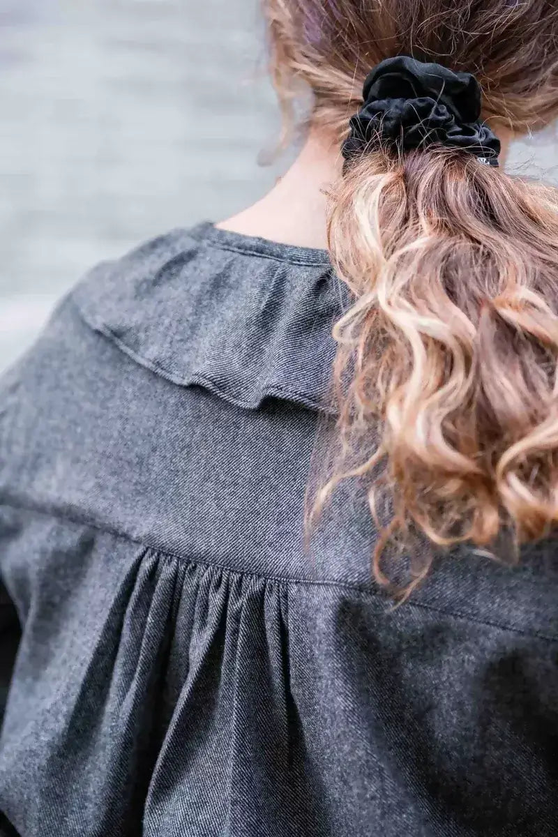 Blouse OYANA - 32 au 56 vue de dos avec plis raffinés, patron de couture pdf à télécharger