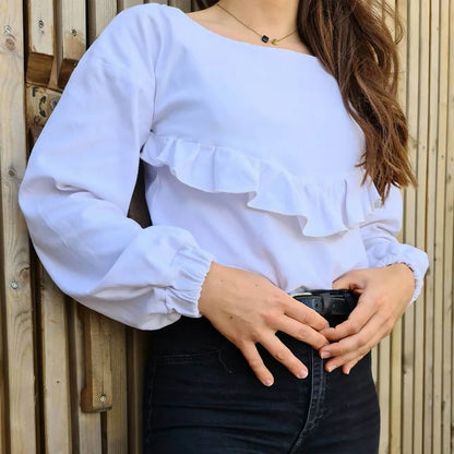 Blouse - Robe Embrun, patron de couture pdf à télécharger, parfait pour débutantes averties, vêtement élégant et personnalisable.