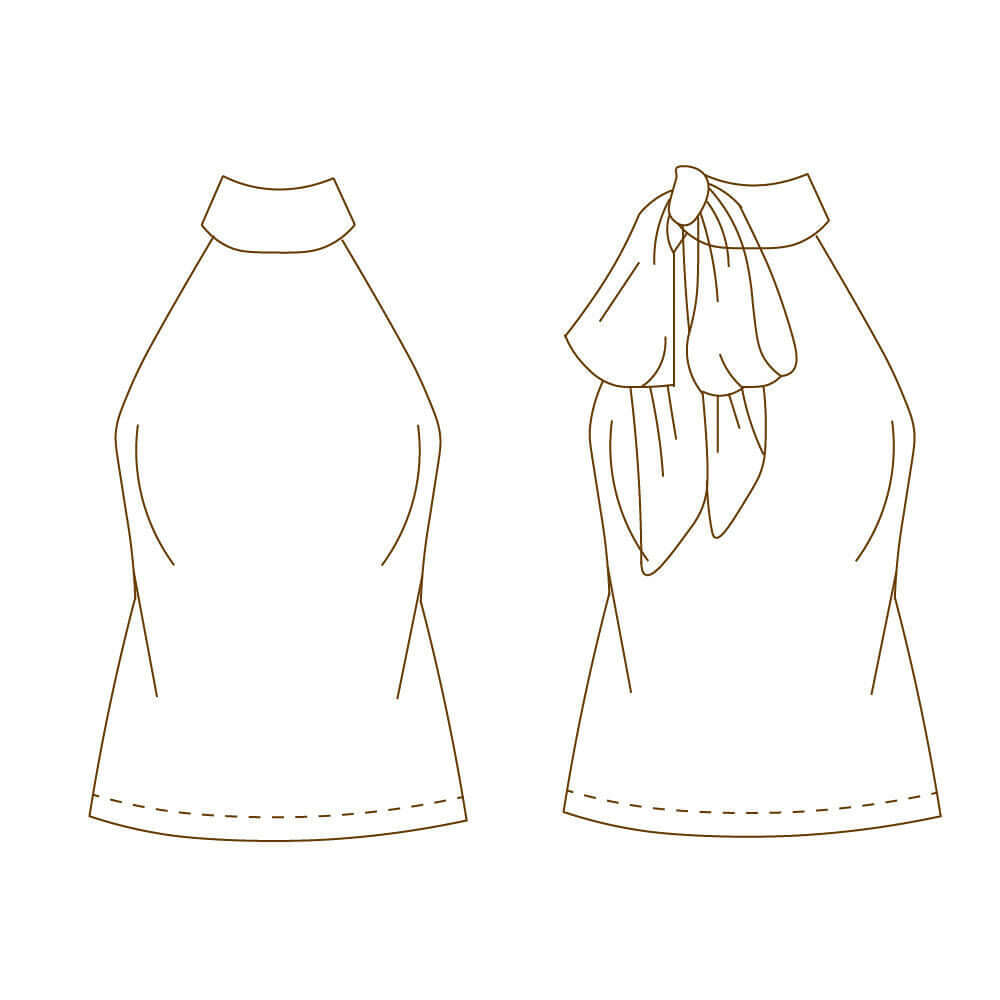 Blouse - XXS/XL - La Bourgeoisie, patron de couture pdf à télécharger, design élégant pour couturiers intermédiaires