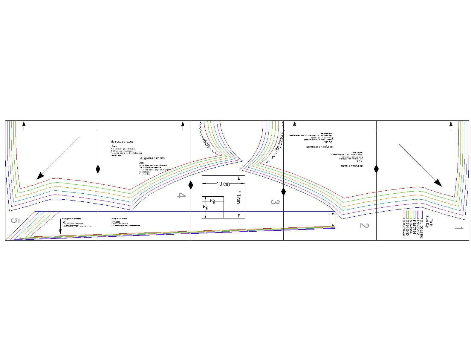Blouse - XXS/XL - La Bourgeoisie patron de couture pdf à télécharger, plan du patron de couture pour blouse, niveaux intermédiaire.