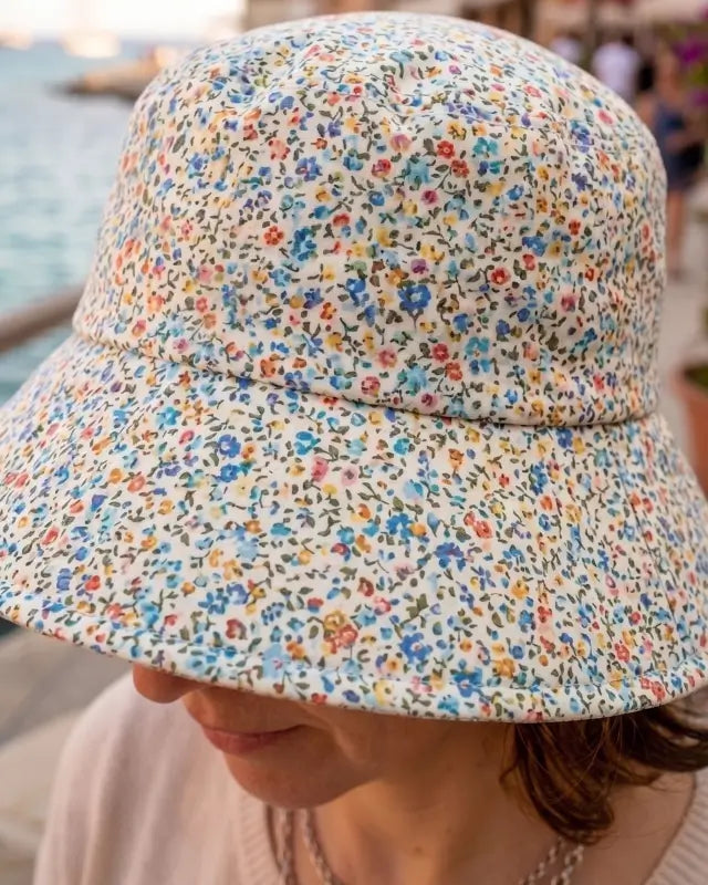 Bob Raclette - Patron PDF Bébé / Enfant / Adulte, chapeau d'été fleuri, patron de couture pdf à télécharger