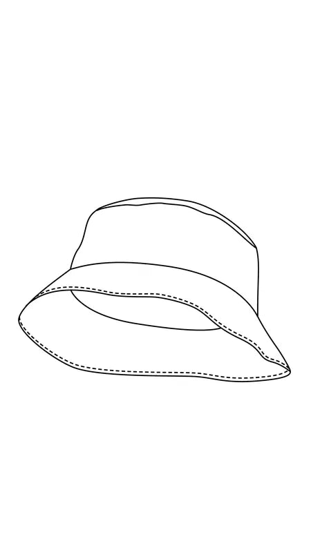 Illustration du Bob Raclette - Patron PDF Bébé / Enfant / Adulte, un patron de couture pratique et tendance à télécharger.